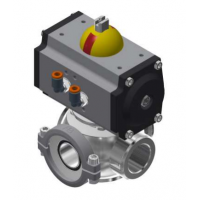 Burocco氣動球閥開-關，VSP / 3V系列-CS + FF。中國區代理