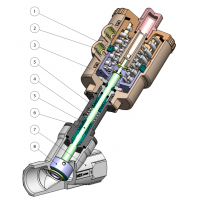 意大利omal角座閥蝶閥 用于冶金鋼鐵行業