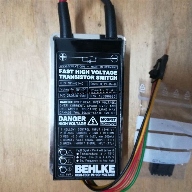 Behlke高壓開關HTS 101-03帶有陶瓷冷卻表面