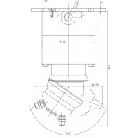 bolondi特殊版本清洗消毒旋轉噴嘴SW060-WKC SW060-WKE不帶潤滑劑清潔噴頭