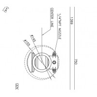 布隆迪bolondi工業道路運輸清洗消毒旋轉噴嘴XC061P XC200E