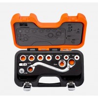 Bahco S型棘輪扳手適配器套裝 1320SRM/鍍鉻處理輪環形S4RM