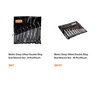 Bahco公制深偏置雙環形端頭扳手套裝2M/T 合金鋼2M/10T