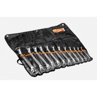 Bahco 套裝2M/12T 黑色塑料袋 2Z/T公制深偏置雙環形端頭扳手