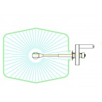 Bolondi布隆迪特制版本清潔旋轉(zhuǎn)式噴嘴噴頭SW060-WKL XC031_180°FR-PPD