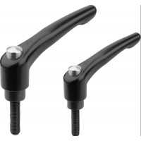 KIPP帶保護帽磨砂處理可調節手柄K0122_SE內外螺紋