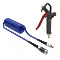 Riegler 螺旋軟管和吹氣槍套件塑料，PU-軟管-? 10x6.5，最大 3m