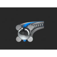 德國Franke軸承LEL系列鋼絲滾道軸承，帶有地面電纜管道